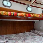 Vintage And Cozy Sailing Boat In Barcelona