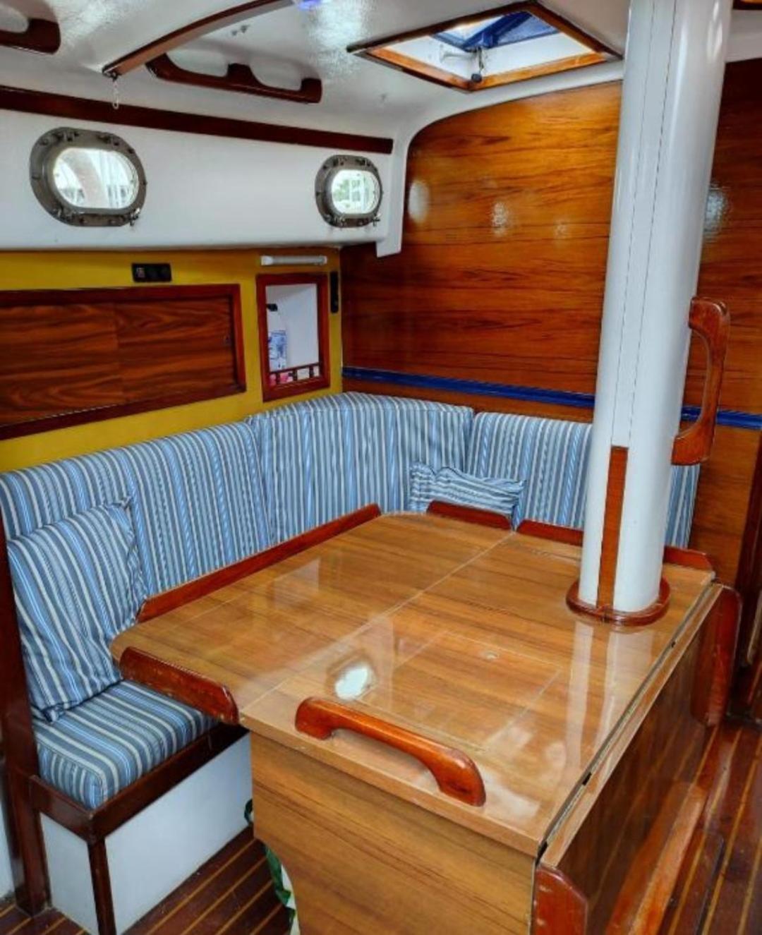 Vintage And Cozy Sailing Boat In