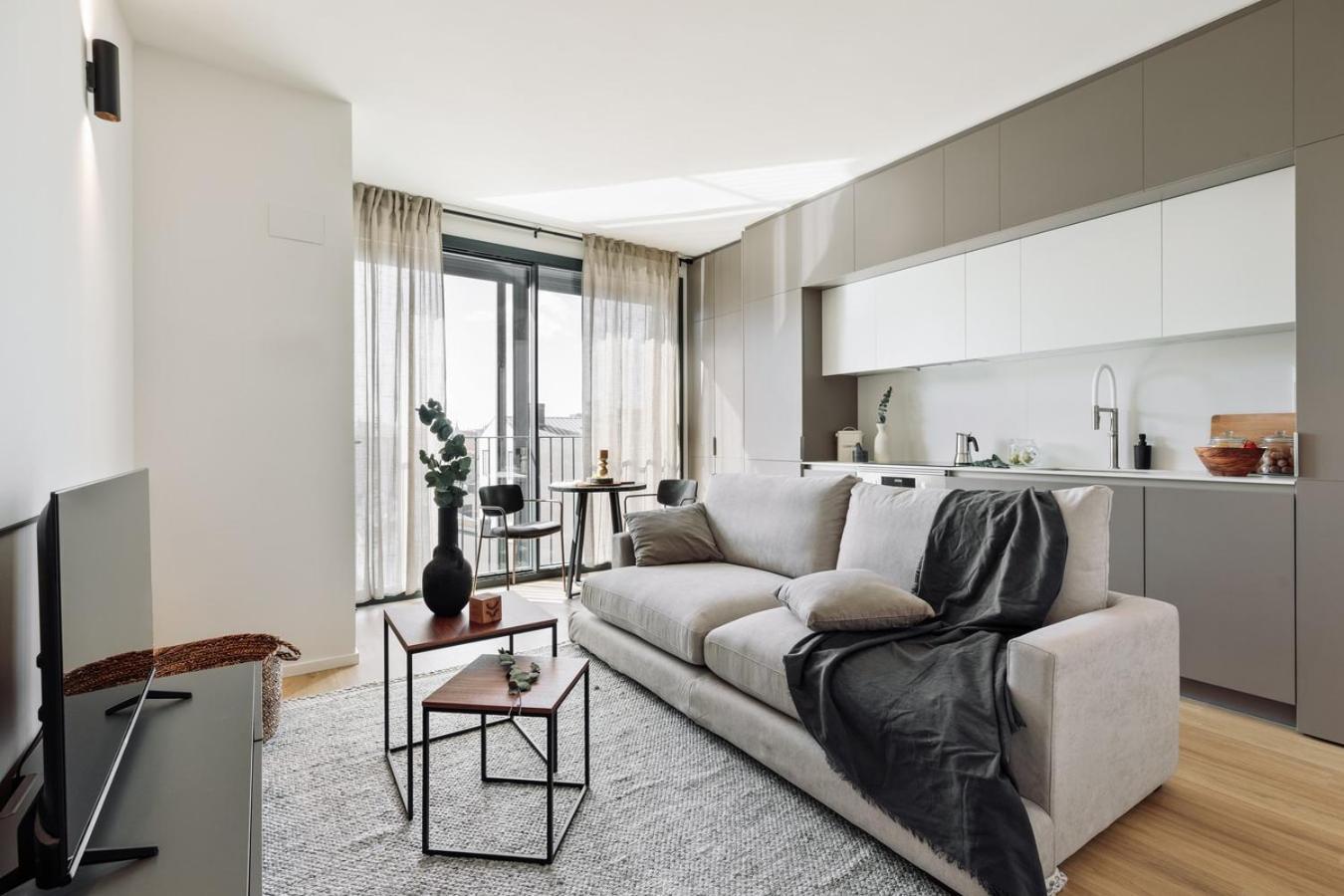 Serrat - 1 Bedroom And Office In Poblenou Appartement Barcelone