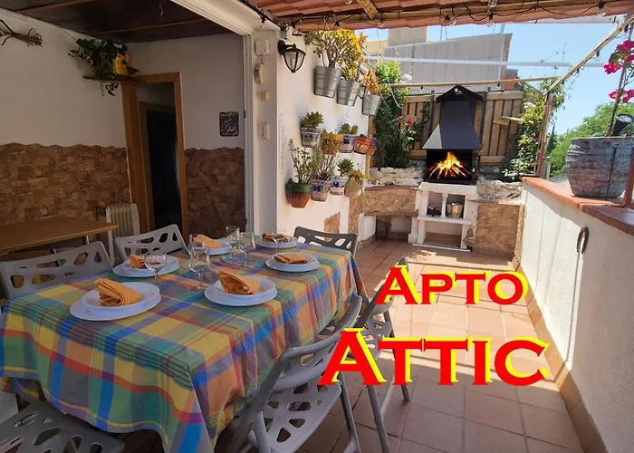 Atico, Terraza Y Barbacoa