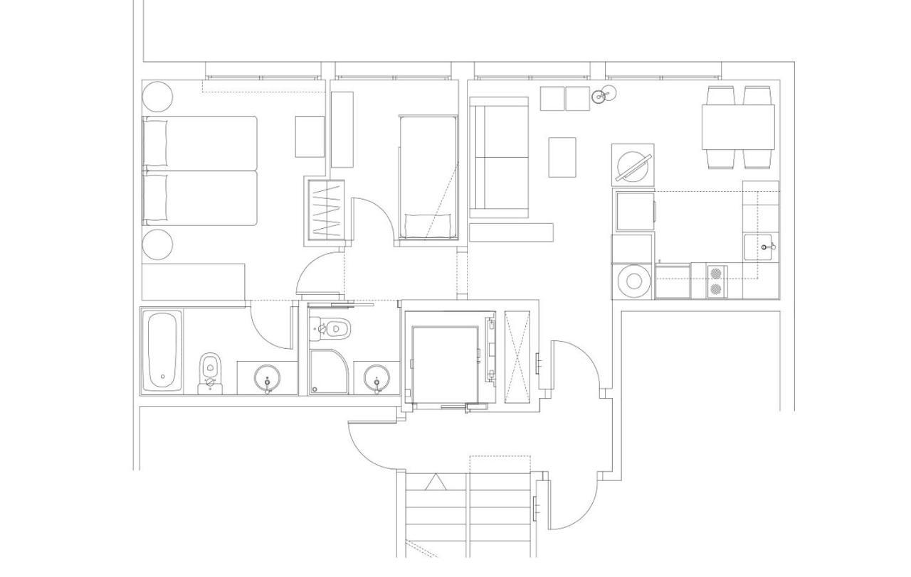 Inside Sants Apartment