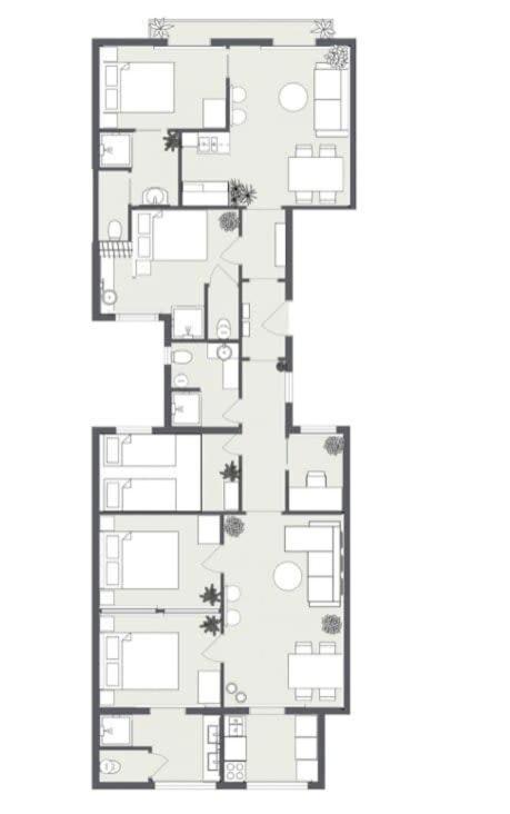 Plaza Catalunya Recently Renovated 5bd-4bth Appartement Barcelone