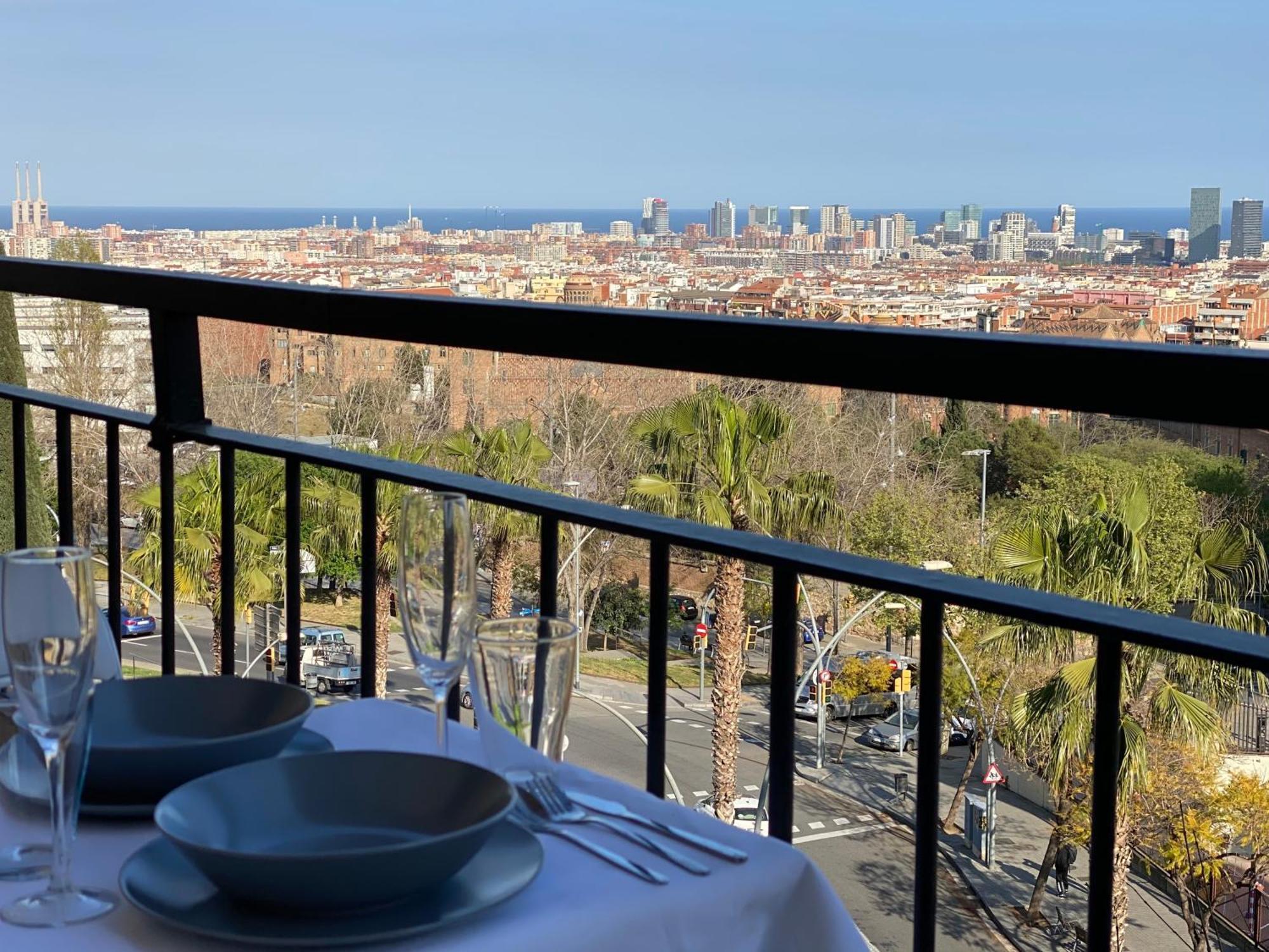 Amazing Sea And Sagrada Familia Views Homey Appartement *