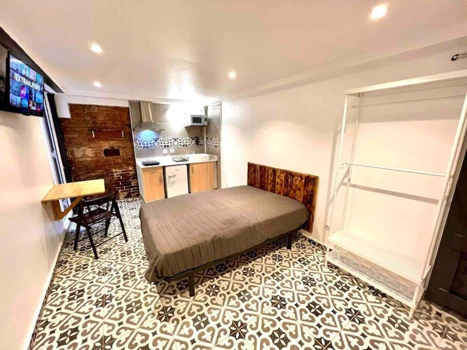 Appartement B4 Estudio Nuevo! Cocina Y Bano Privado! A 1 Calle Del Metro *