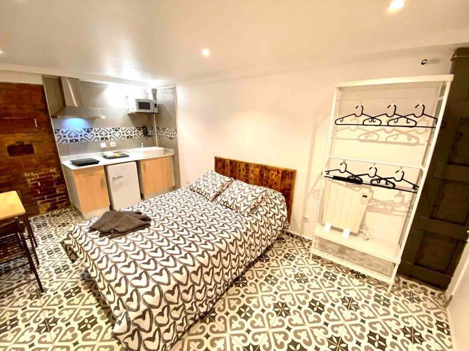Appartement B4 Estudio Nuevo! Cocina Y Bano Privado! A 1 Calle Del Metro *