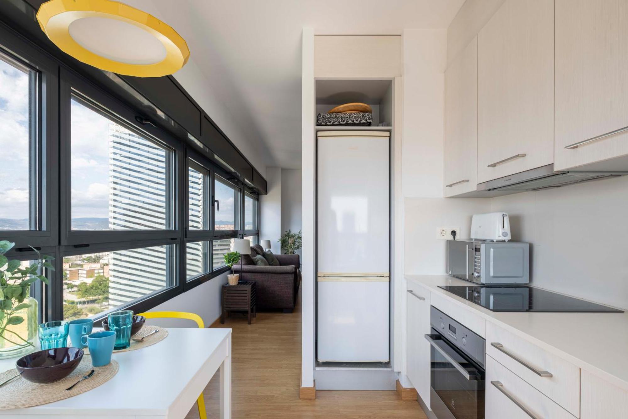Amazing Fira And 15' From Bcn Center With Pool Apartment Barcelona
