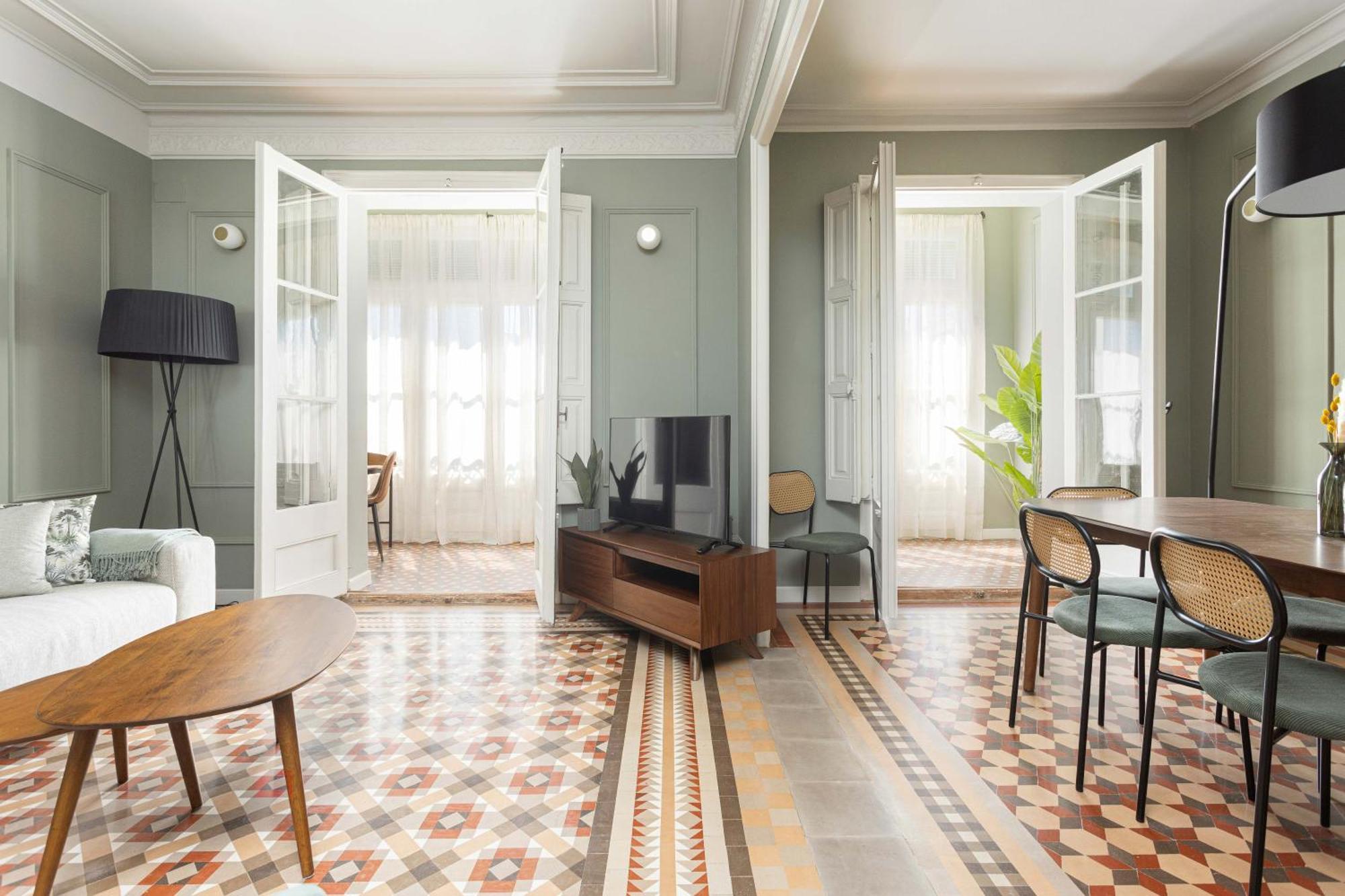 Spacious Stylish 4-bedroom Modernist Appartement Barcelone