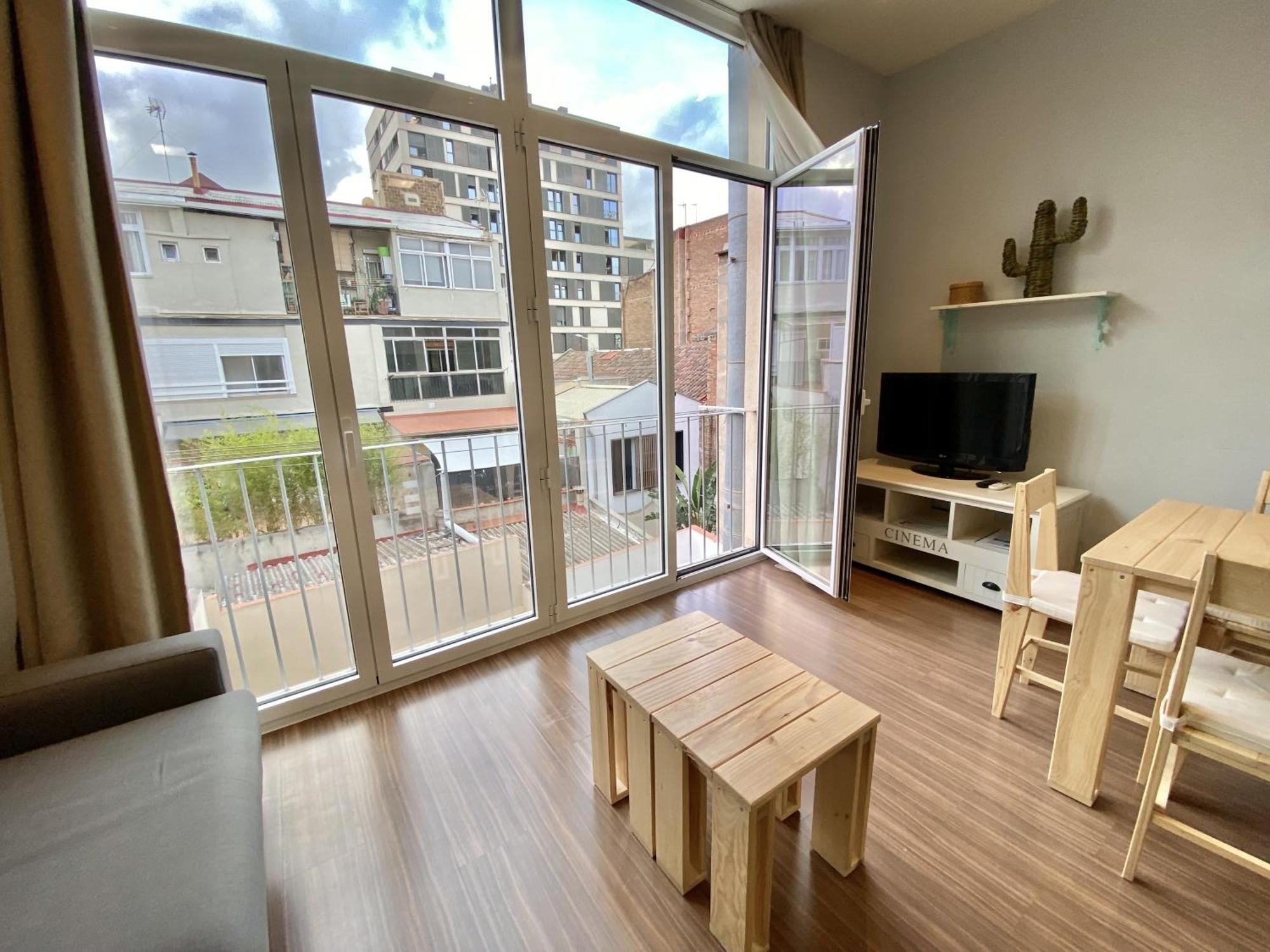Loft Poblenou Cerca De La Playawifiazotea Apartment