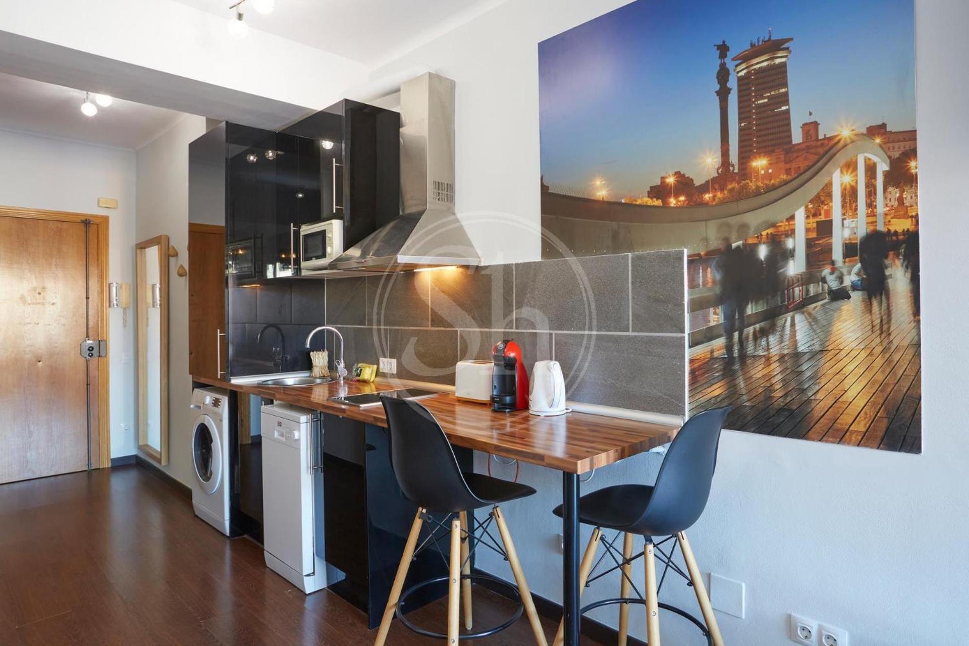 Moderno Estudio En Eixample Appartement