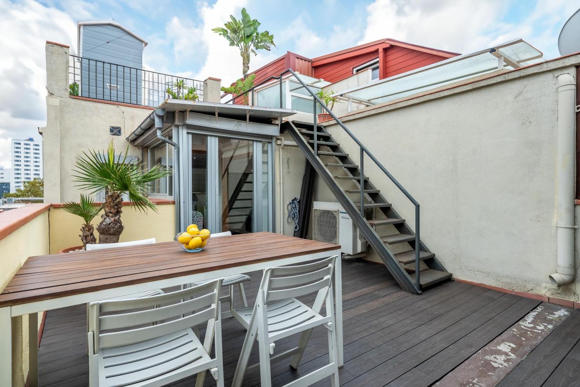 Appartement Rooftop Penthouse Double Terrace Barcelone