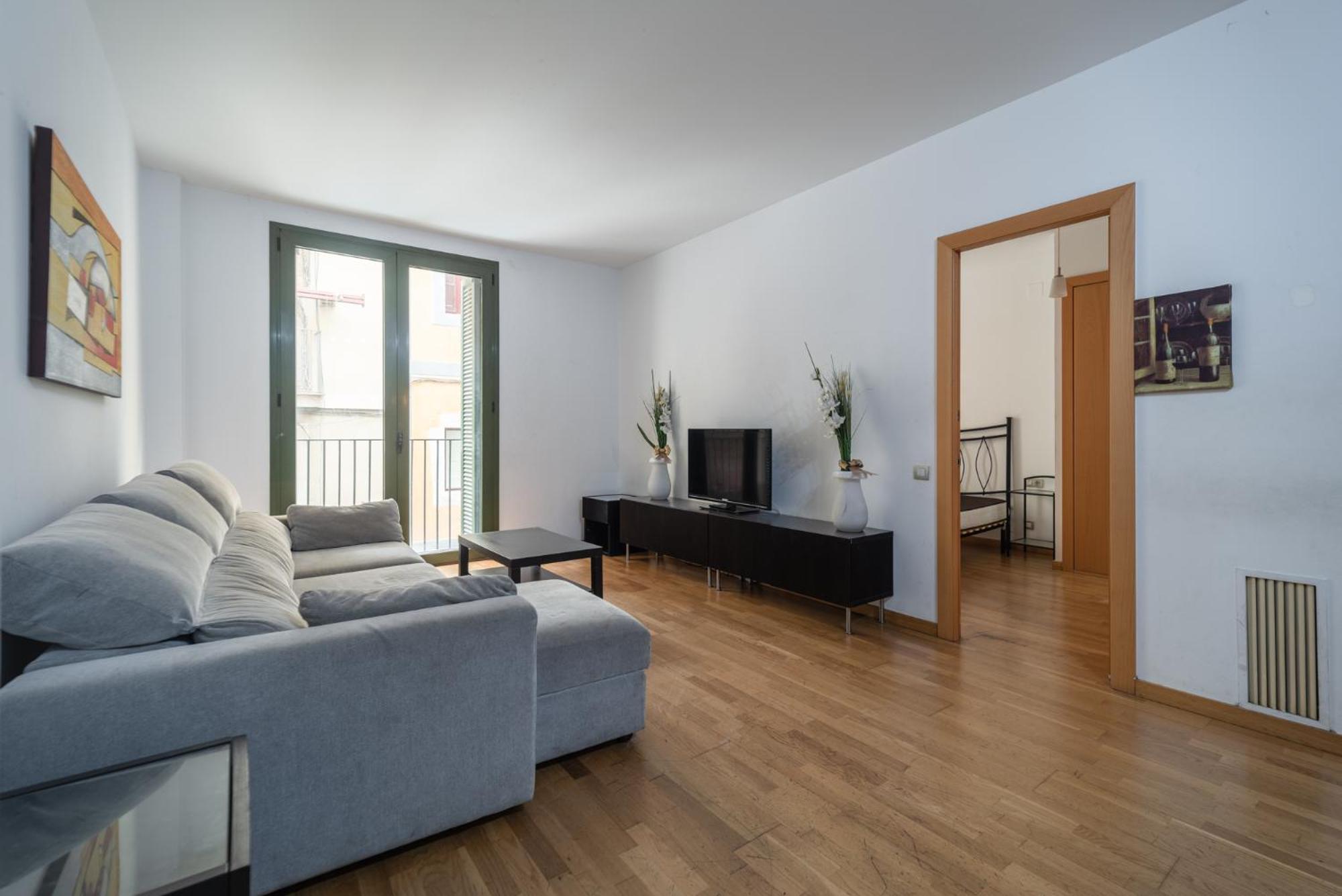 Near Ramblas 3 Flat Min 32 Days Parking Optional Appartement Barcelone