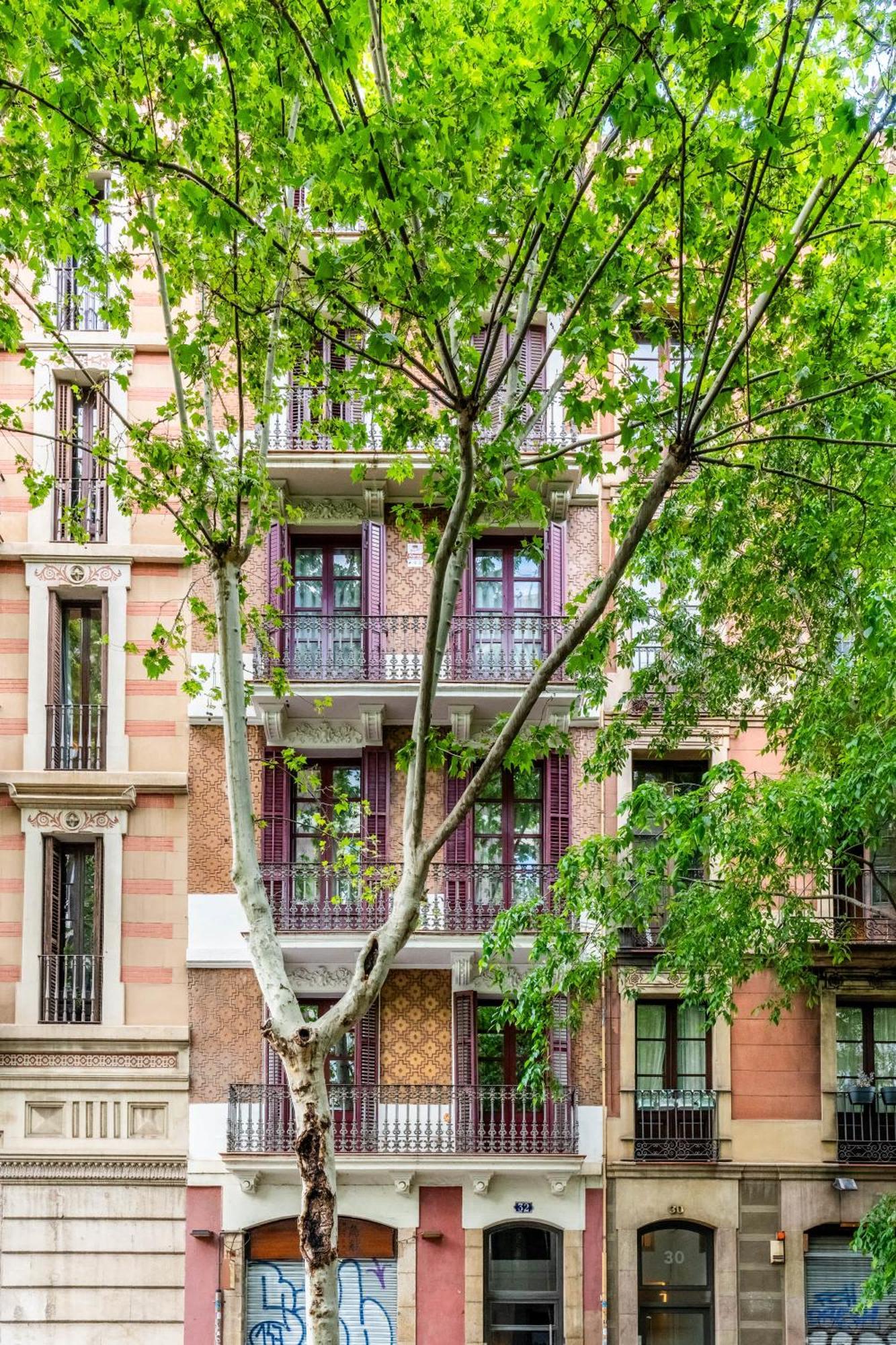 Pl Universitat Comfortable 3bd With Private Patio Appartement *