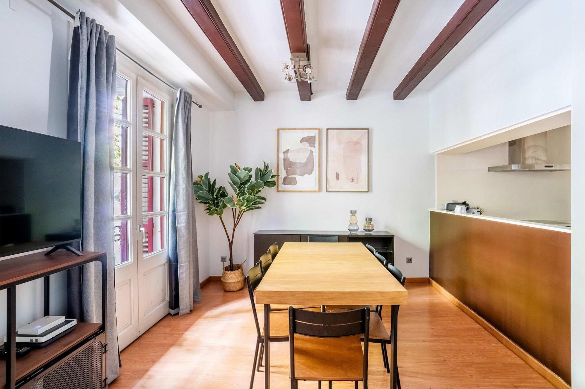 Appartement Pl Universitat Comfortable 3bd With Private Patio *