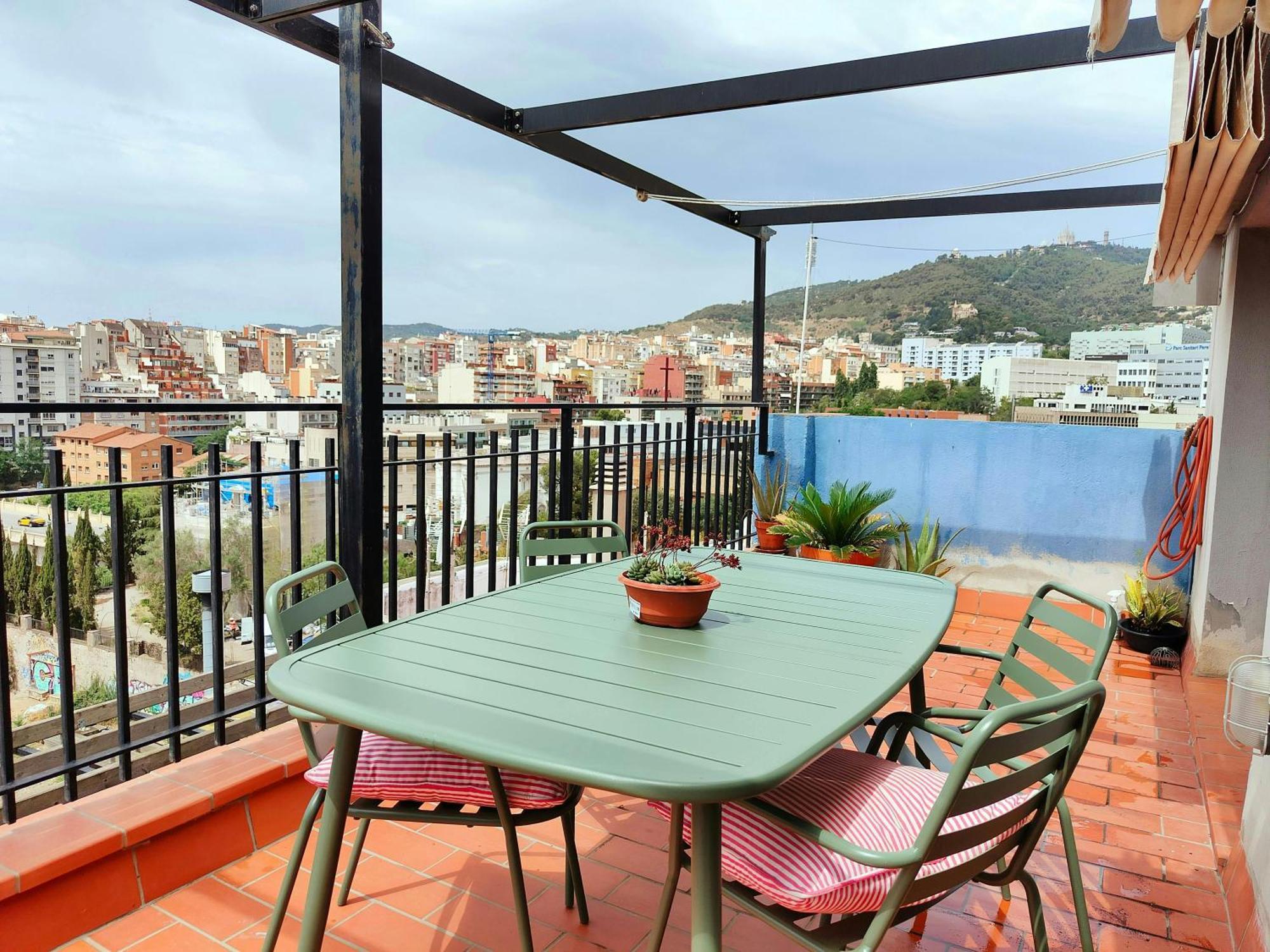 Amazing Views & Terrace! Gracia - Parc Gueell Appartement