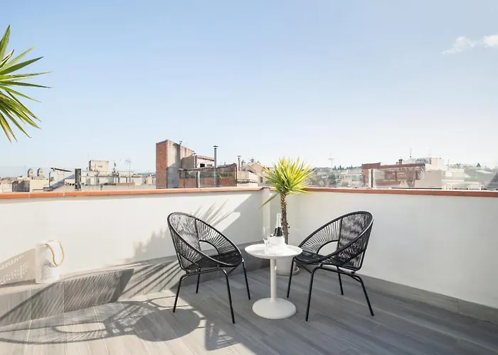 Sunny Terrace Attic In Plaza Espana - New Elevator
