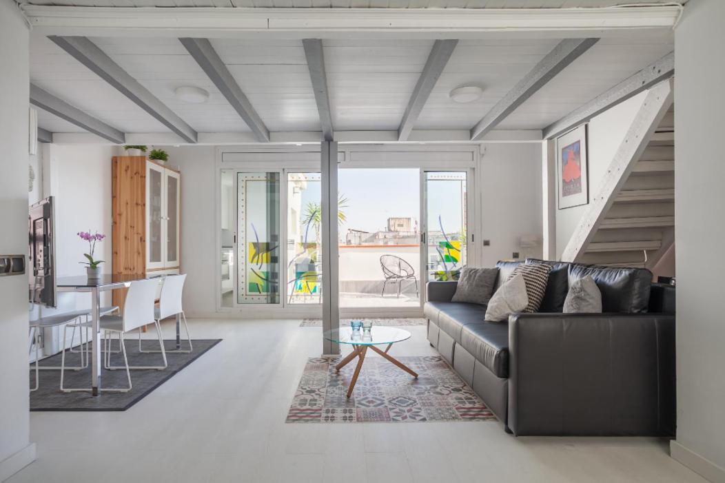Sunny Terrace Attic In Plaza Espana - New Elevator Apartment