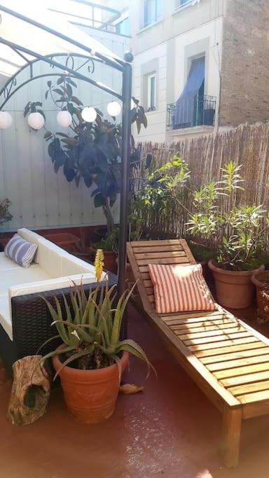 Accommodatie bij particulieren Small In Sants With Huge Terrace
