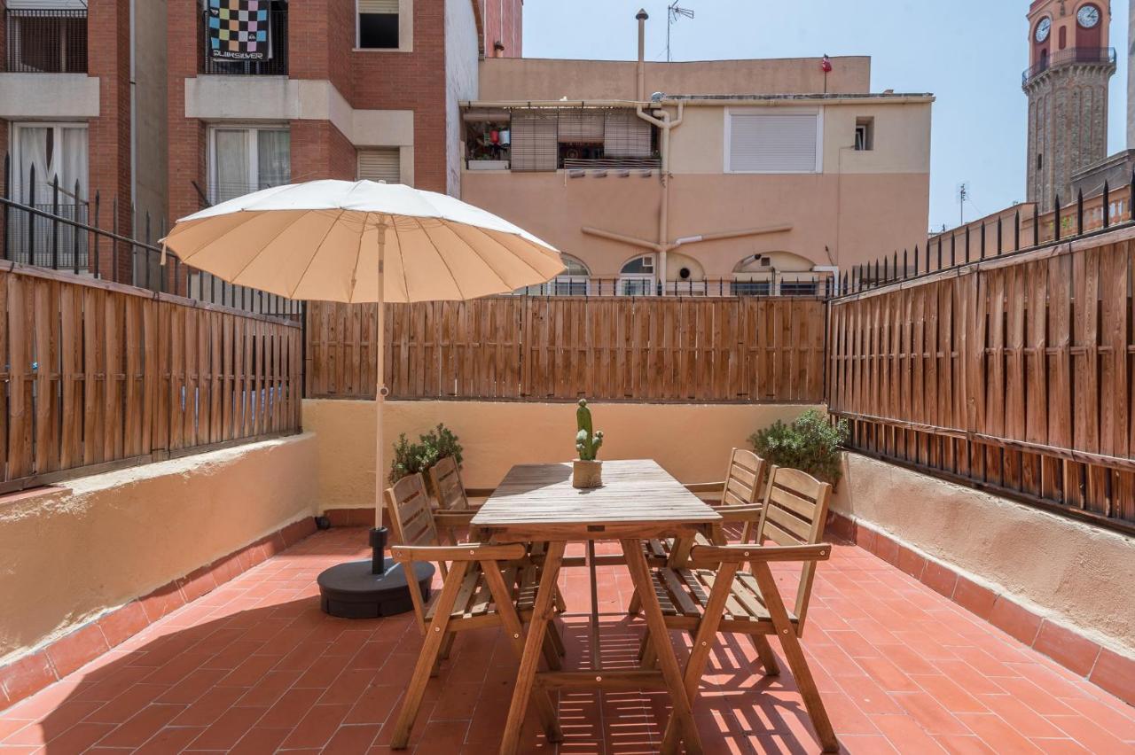 Cozy With Sunny Terrace In The Heart Of Gracia Barcelona